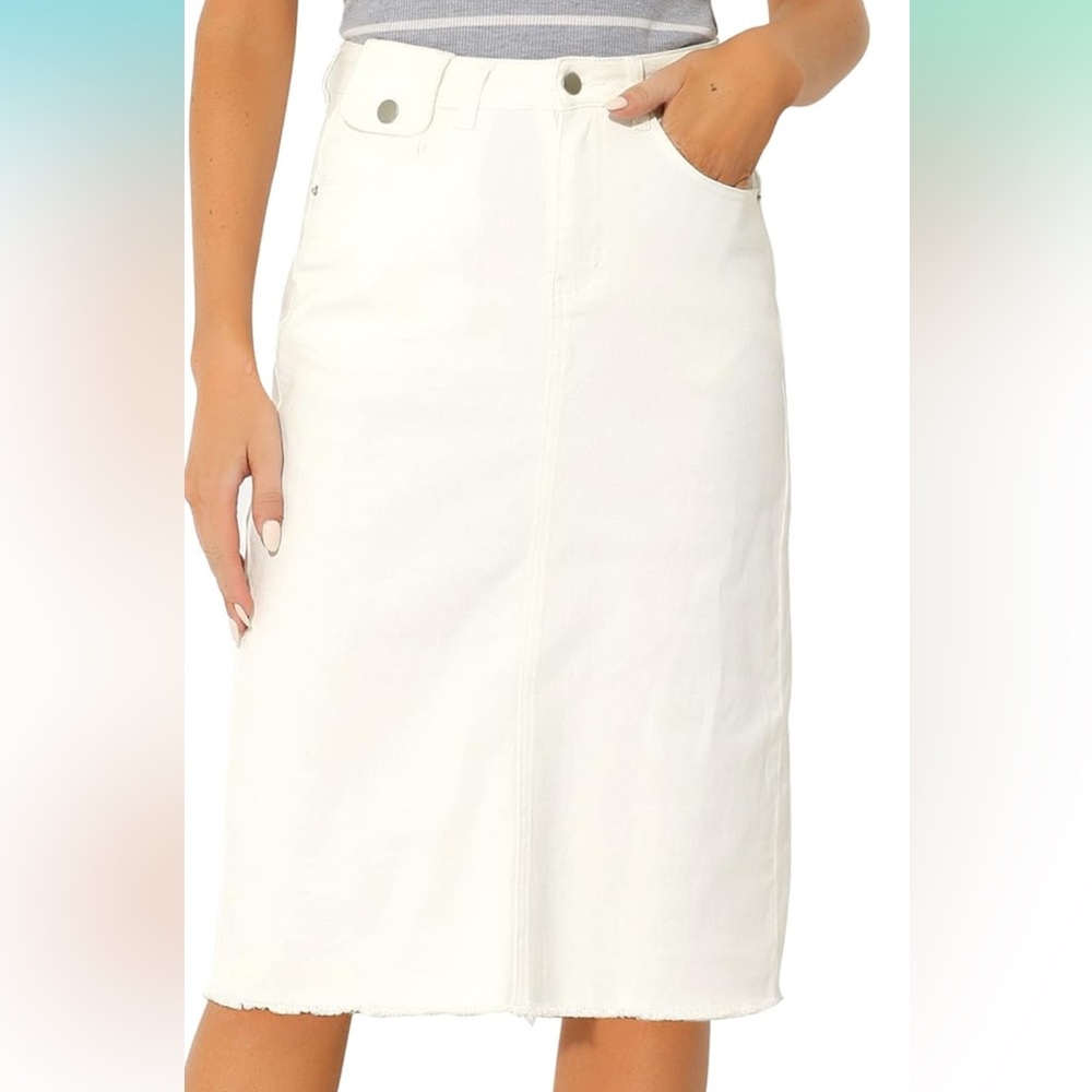 Ralph Lauren Cream Pencil Skirt